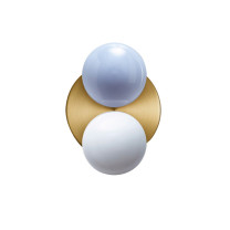 SkLO Dot 2x Wall/Ceiling Light - Oyster/ White