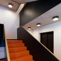 Black/White BEGA 51012 LED Ceiling Light