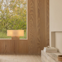 Medium, Travertine Audo Copenhagen Nonna Table Lamp