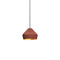 Marset Pleat Box 24 LED Pendant Terracotta Gold