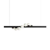 Hollis + Morris Willow Horizontal Pendant - Large, Black Oak