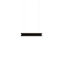 Hollis + Morris Beaufort M2 Horizontal LED Pendant - 26, Black Oak