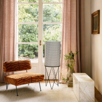 Gubi Pedrera Floor PD2 Lamp Lifestyle Nook