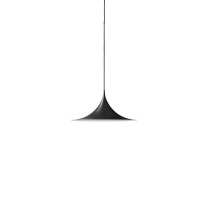 Gubi Semi Pendant Light 30 Matt Black