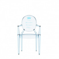 Kartell Kids Lou Lou Ghost Chair  Blue Prince
