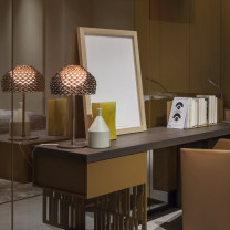 Ochre Grey Flos Tatou Table Lamp