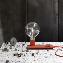 Red Muuto Control Table Lamp