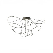 Axolight Hoops LED Ceiling Light 3 Rings - Black