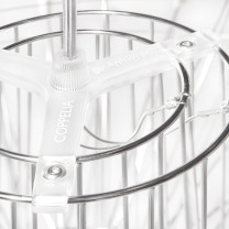 Moooi Coppelia Suspended LED Chandelier - Chrome Details