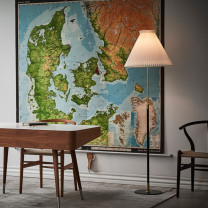 Le Klint 351 Floor Lamp in study