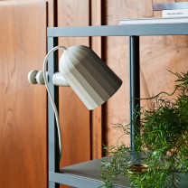 Hay Noc Clamp Light Off White on Shelf