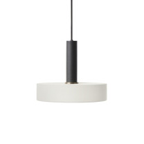 Ferm Living Collect High Socket Pendant Record Black White