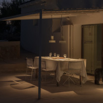 White Santa & Cole Arne S Domus LED Pendant