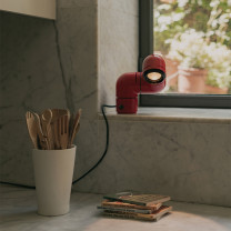 Santa & Cole Tatu LED Table/Wall Light Red