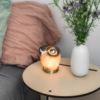 Dark Mirrored Bocci 57t Table and Wall Light