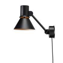 Anglepoise Type 80 W2 Wall Lamp Matte Black Cable and Plug