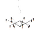 Marset The W LED Suspension Black Terracotta 3