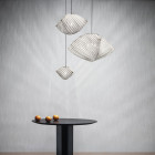 a-emotional light Lea Pendant cluster above table