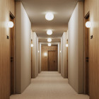 Lodes Volum Ceiling/Wall Lights in Hotel Corridor
