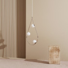 Large Brass Pholc Pearls Pendant