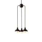 Bert Frank Eos Pendant Drop 3 Long Dark Bronze