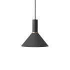 Ferm Living Collect Low Socket Pendant Cone Black Black