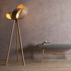 Tom Raffield Verso Floor Lamp Oak in Situ