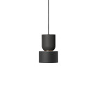Ferm Living Collect Bell Socket Pendant Disc Black Black