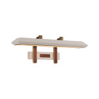 Bert Frank Rinato LED Long Wall Light Antique Brass White