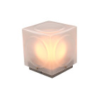 Lee Broom Chant Portable Lamp Frosted Silver