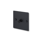 Buster + Punch 1G Toggle Switch - Cross, Black