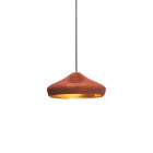 Marset Pleat Box 36 LED Pendant Terracotta Gold