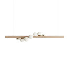 Hollis + Morris Willow Horizontal Pendant - Large, Light Oak