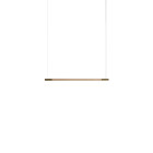 Hollis + Morris Bennington LED Horizontal Pendant - 4ft, Light Oak