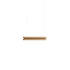 Hollis + Morris Beaufort M2 Horizontal LED Pendant - 26, Natural Oak