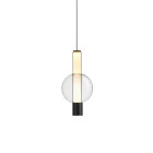 Marset Fragile 16 LED Pendant Black - Sphere