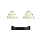 Marset Fragile A2 Wall Light Black - Cone