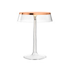 Flos Bon Jour LED Table - Copper, Transparent Crown