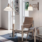 Le Klint 325 Floor Lamp with Le Klint Sax Light