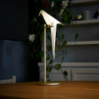 Moooi Perch LED Table Lamp in Dining Room