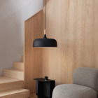 Northern Acorn Pendant Black in Lounge
