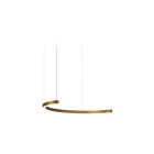 Panzeri Brooklyn Round Suspension LED 100 Semicircular Brass