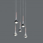 Lodes Rain LED Pendant Rose Gold