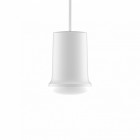 Zero Compose Pendant with Glass Shade White No Shade