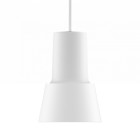Zero Compose Pendant with Metal Shade Small White White