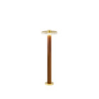 Panzeri Venexia LED Floor Lamp 70 Wood Matt Brass