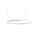 Panzeri Zero Round Horizontal LED Pendant 75 White
