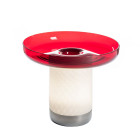 Artemide Bontà Portable LED Table Lamp - Red Plate