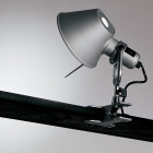 Artemide Tolomeo Pinza Light with clip-on Standard Aluminium