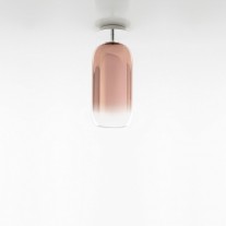 Artemide Gople Mini Ceiling Light Copper Shade / Silver Base